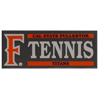 Jardine CSUF Tennis Vinyl Decal